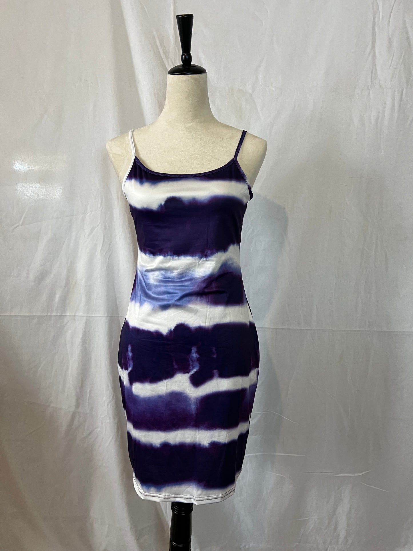 Spacing Out Tie Dye Mini Dress