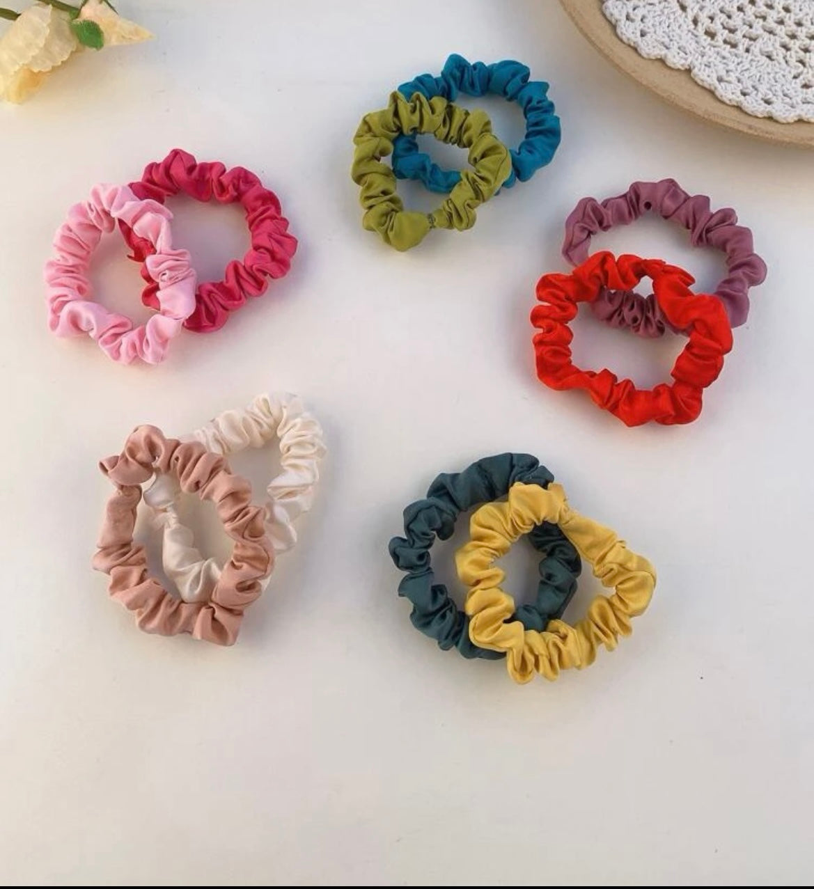 10pcs Minimalist Scrunchies