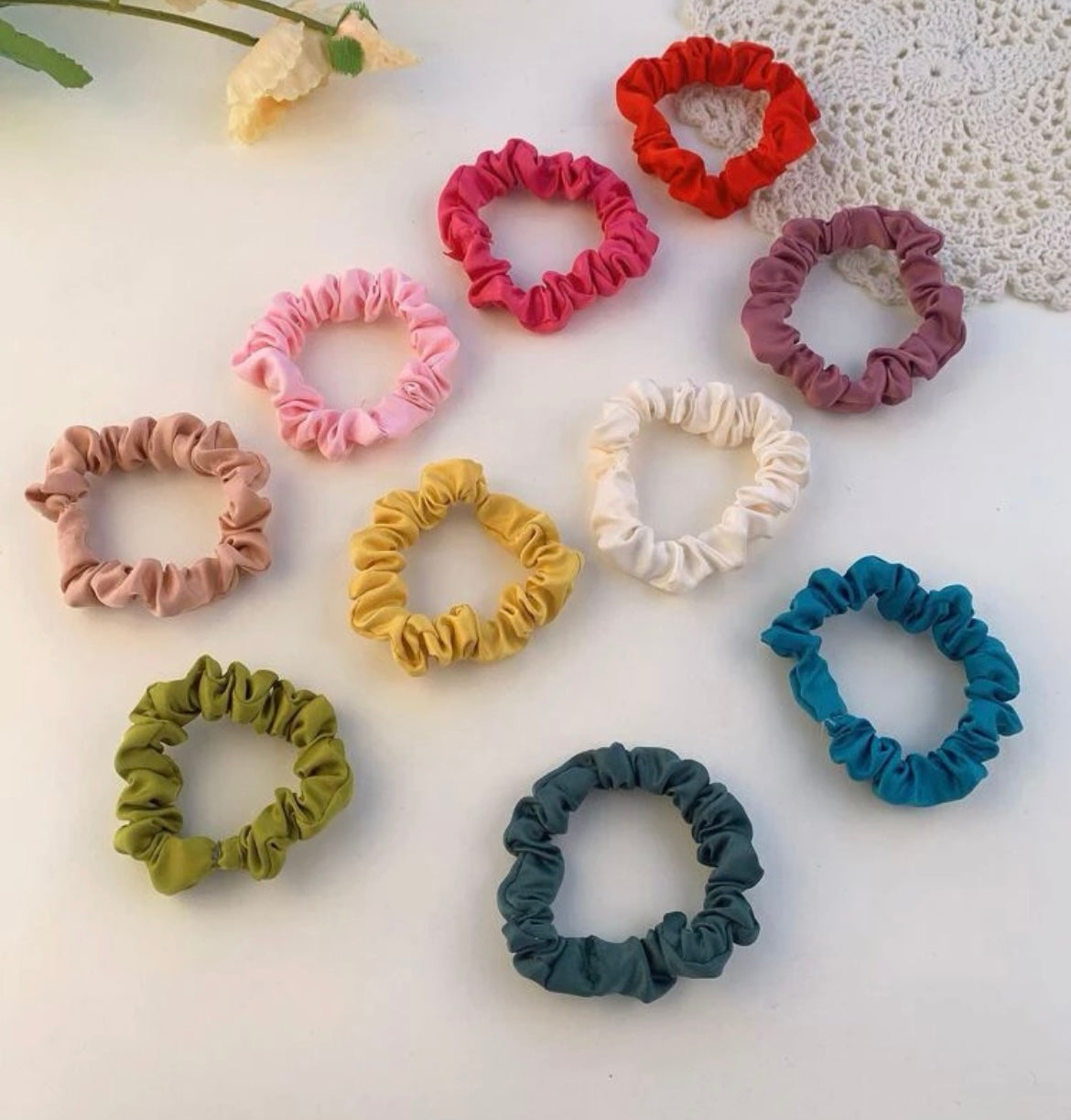 10pcs Minimalist Scrunchies
